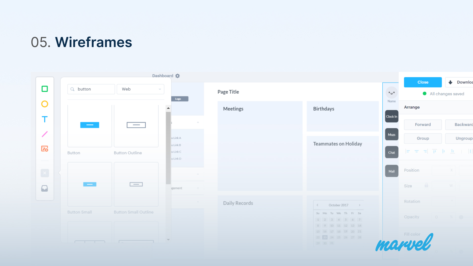 Wireframes Nimartz